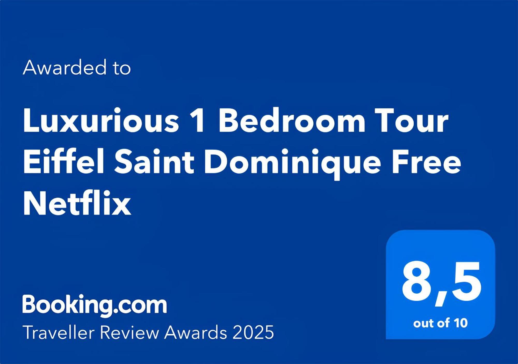 Luxurious 1 Bedroom Tour Eiffel Saint Dominique Free Netflix ปารีส ภายนอก รูปภาพ