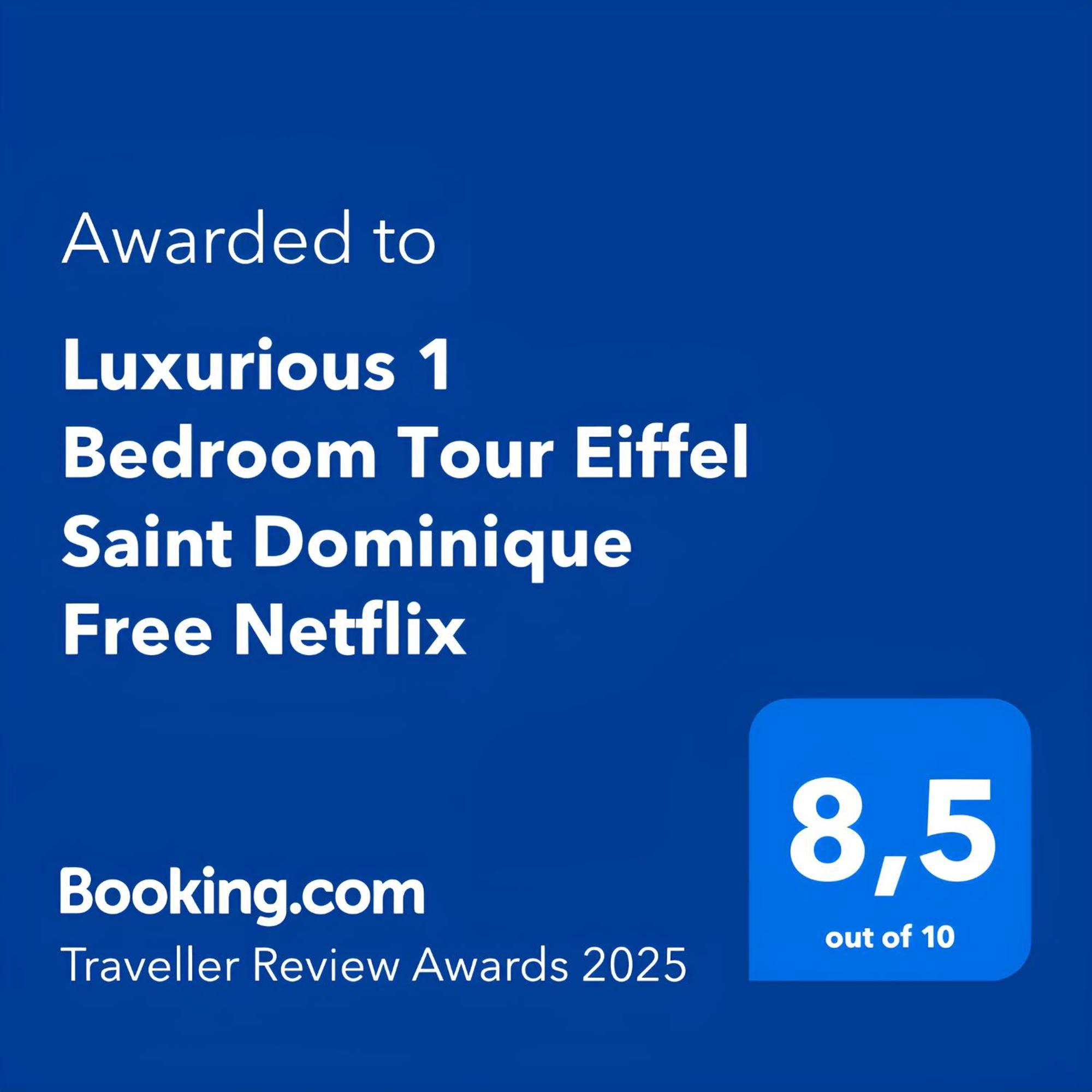 Luxurious 1 Bedroom Tour Eiffel Saint Dominique Free Netflix ปารีส ภายนอก รูปภาพ